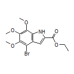 Ethyl 4-Bromo-5,6,7-trimethoxyindole-2-carboxylate