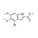 Methyl 4-Bromo-5,6-dimethoxyindole-2-carboxylate