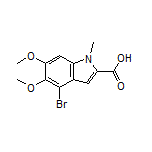 4-Bromo-5,6-dimethoxy-1-methylindole-2-carboxylic Acid