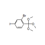 2-Bromo-4-iodo-1-(trimethoxymethyl)benzene