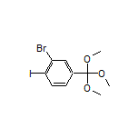 2-Bromo-1-iodo-4-(trimethoxymethyl)benzene