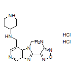 4-[1-Ethyl-7-[(4-piperidylamino)methyl]-1H-imidazo[4,5-c]pyridin-2-yl]-1,2,5-oxadiazol-3-amine Dihydrochloride