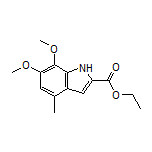 Ethyl 6,7-Dimethoxy-4-methylindole-2-carboxylate