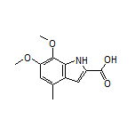 6,7-Dimethoxy-4-methylindole-2-carboxylic Acid