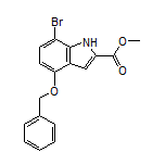 Methyl 4-(Benzyloxy)-7-bromoindole-2-carboxylate