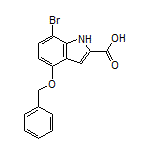 4-(Benzyloxy)-7-bromoindole-2-carboxylic Acid