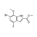 Methyl 6-Bromo-4-fluoro-7-methoxyindole-2-carboxylate