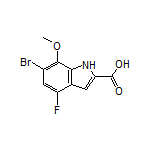 6-Bromo-4-fluoro-7-methoxyindole-2-carboxylic Acid