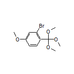 2-Bromo-4-methoxy-1-(trimethoxymethyl)benzene