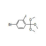 4-Bromo-2-iodo-1-(trimethoxymethyl)benzene