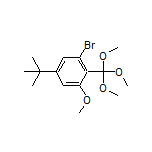 1-Bromo-5-(tert-butyl)-3-methoxy-2-(trimethoxymethyl)benzene