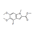 Methyl 4-Fluoro-5,6-dimethoxy-1-methylindole-2-carboxylate