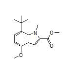 Methyl 7-(tert-Butyl)-4-methoxy-1-methylindole-2-carboxylate