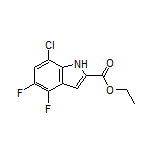 Ethyl 7-Chloro-4,5-difluoroindole-2-carboxylate