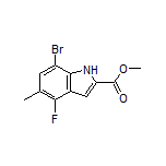 Methyl 7-Bromo-4-fluoro-5-methylindole-2-carboxylate