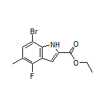 Ethyl 7-Bromo-4-fluoro-5-methylindole-2-carboxylate