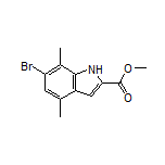 Methyl 6-Bromo-4,7-dimethylindole-2-carboxylate