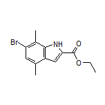 Ethyl 6-Bromo-4,7-dimethylindole-2-carboxylate