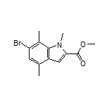 Methyl 6-Bromo-1,4,7-trimethylindole-2-carboxylate