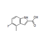 5-Iodo-4-methylindole-2-carboxylic Acid