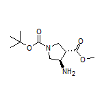 Methyl (3S,4R)-4-Amino-1-Boc-pyrrolidine-3-carboxylate