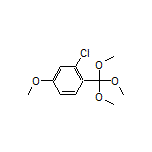 2-Chloro-4-methoxy-1-(trimethoxymethyl)benzene