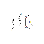 1,4-Diiodo-2-(trimethoxymethyl)benzene