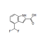 4-(Difluoromethyl)indole-2-carboxylic Acid