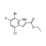 Ethyl 7-Bromo-4-chloro-6-fluoroindole-2-carboxylate