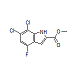 Methyl 6,7-Dichloro-4-fluoroindole-2-carboxylate