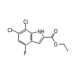 Ethyl 6,7-Dichloro-4-fluoroindole-2-carboxylate