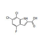 6,7-Dichloro-4-fluoroindole-2-carboxylic Acid