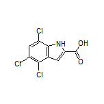 4,5,7-Trichloroindole-2-carboxylic Acid