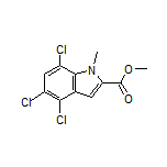 Methyl 4,5,7-Trichloro-1-methylindole-2-carboxylate