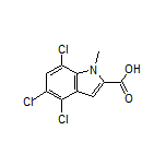 4,5,7-Trichloro-1-methylindole-2-carboxylic Acid