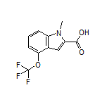 1-Methyl-4-(trifluoromethoxy)indole-2-carboxylic Acid