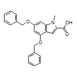 4,6-Bis(benzyloxy)-1-methylindole-2-carboxylic Acid