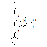 4,7-Bis(benzyloxy)-1-methylindole-2-carboxylic Acid