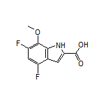 4,6-Difluoro-7-methoxyindole-2-carboxylic Acid