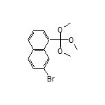 7-Bromo-1-(trimethoxymethyl)naphthalene