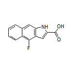 4-Fluoro-1H-benzo[f]indole-2-carboxylic Acid