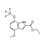 Ethyl 4-Methoxy-7-(trifluoromethoxy)-1H-indole-2-carboxylate