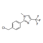 2-[4-(Chloromethyl)phenyl]-1-methyl-4-(trifluoromethyl)-1H-imidazole