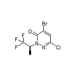 (S)-4-Bromo-6-chloro-2-(1,1,1-trifluoro-2-propyl)pyridazin-3(2H)-one