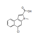 5-Chloro-3-methyl-3H-benzo[e]indole-2-carboxylic Acid