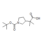 2-(1-Boc-3-pyrrolidinyl)-2-methylpropanoic Acid