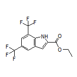 Ethyl 5,7-Bis(trifluoromethyl)-1H-indole-2-carboxylate