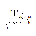 1-Methyl-5,7-bis(trifluoromethyl)-1H-indole-2-carboxylic Acid