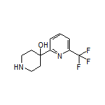 4-[6-(Trifluoromethyl)-2-pyridyl]piperidin-4-ol