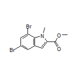 Methyl 5,7-Dibromo-1-methylindole-2-carboxylate